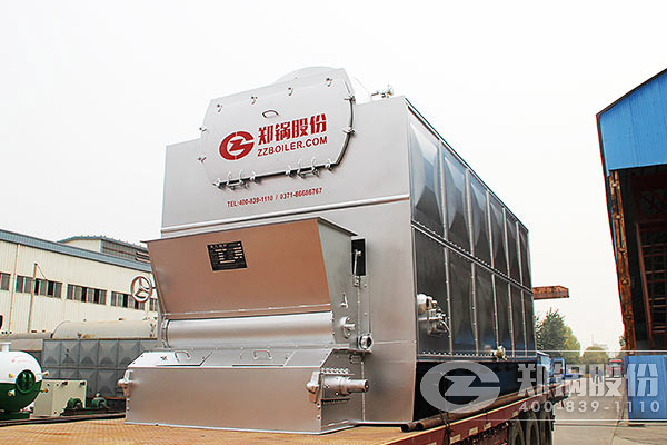 鏈條爐排快裝熱水鍋爐給2萬(wàn)多平米供暖